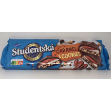 Studentska 235г chocolate молочний Caramel&Cookies 14шт