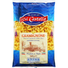 Макарони Del Castello Gramignone Rigato №027 500гр (трубка завиток)