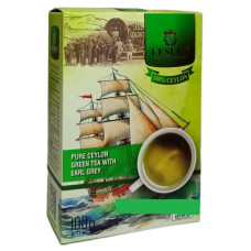 Lesley зелений 100г EARL GREY Ceylon green tea Gp1 Бергамот зелений чай *  36шт