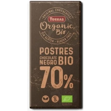 ШОКОЛАД Torras 200г BIO 0% цукру чорний 70% 12шт