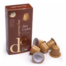 DON CARLOS nespresso Espresso Bar кава в капсулах 10шт * 5.2г * 12уп