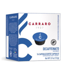 CARRARO Dolce Gusto Decaffeinato кава в капсулах без кофеїну 16шт * 7г * 6уп