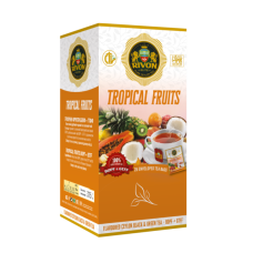 RIVON tea пак/конв картон *1.5г*25шт Зел+чор Тропікал фрукт