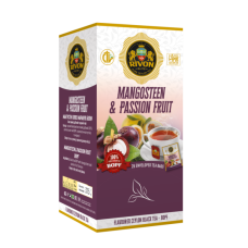 RIVON tea пак/конв картон *1.5г*25шт Чорний Мангустін маракуйя