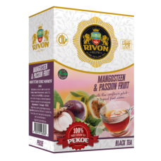 RIVON tea Спеціал добавки чорний Мангустін Маракуйя 100г /40шт