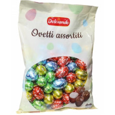 Цукерки Dolciando Ovetti assortiti 850г пасхальні яйця (8шт)