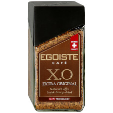 EGOISTE кава розчинна X.O. 100г*9шт роз.+молотий с/б