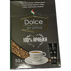 Dolce aroma 100% Арабіка кава розчинна стік 2г * 25шт
