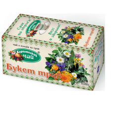 КАРПАТСЬКИЙ чай б/я Букет трав чай 1,5г*20пакетів (36шт)