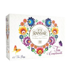 Ransar tea 1.5гх100пак Комплімент чай в одноразових пакетиках 12шт (5*10 чор+5*10 зел)