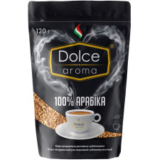 Dolce aroma 100% арабіка кава розчинна 120г * 12шт м\у