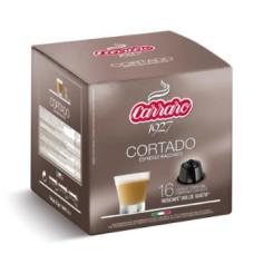 CARRARO Dolce Gusto CORTADO кава в капсулах 16шт * 7г * 6уп