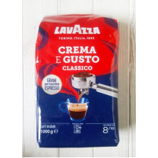 LAVAZZA кава в зернах Crema E Gusto classico 1кг синя IT