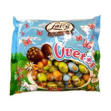 Цукерки Laica Ovetti шоколадні яйця асорті 1кг