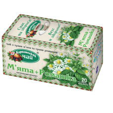 КАРПАТСЬКИЙ чай б/я Мята+Ромашка *1.35г*20пакетів (36шт)