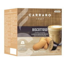 CARRARO Dolce Gusto BISCOTOSO кава в капсулах 16шт *7г * 6уп