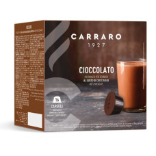 CARRARO Dolce Gusto CIOCCOLATO шоколад в капсулах 16шт * 20г * 6уп