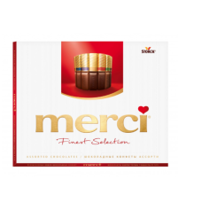 Цукерки Storck MERCI асорті 250г 8 видів червоний (0,05)
