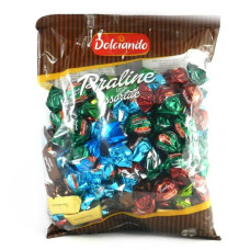 Цукерки Dolciando Praline шоколадні асорті 8 видів 850г