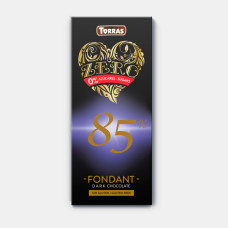 ШОКОЛАД Torras 0% цукру чорний 85% какао 100г (12шт)