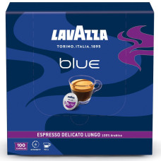 LAVAZZA Blue Espresso Delicato Lungo кава в капсулах 100капсул 8г