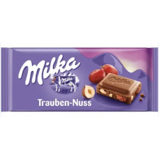 ШОКОЛАД Milka 100г Trauben-Nuss Tafel (22шт)