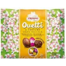 Цукерки CRISPO Ovetti шоколадні яйця асорті 850г