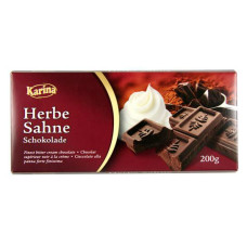 ШОКОЛАД Karina 1934 Herbe Sahne чорний 200г (10шт)