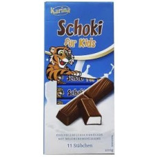 ШОКОЛАД Karina 1440 Schoki fur Kids молочний 200г стік (10шт)