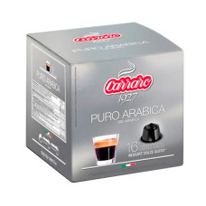 CARRARO Dolce Gusto PURO ARABICA кава в капсулах 16шт * 7г * 6уп