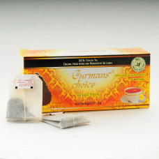 Gurmans choice чорний цейлонський пакетований 1.5гх25пакетів