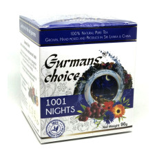 Gurmans choice чор/зел 1001 ніч чай 90г (24шт)