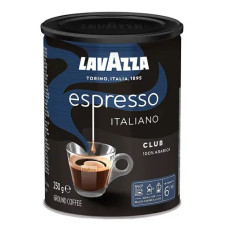 LAVAZZA 250г ж/б Espresso Italiano Club арабіка кава мелена ІТ