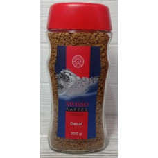 Swisso Kaffee Decaf кава розчинна без кофеїну 100г * 6шт скло