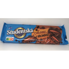 Studentska 240г chocolate чорний Caramel&Brownies 14шт