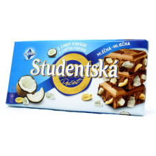 Studentska 180г chocolate молочний Кокос ізюм цукати