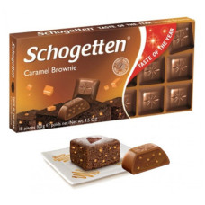 Chocolate Schogetten Caramel Brownie 100г