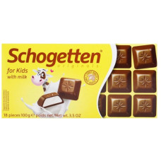 Chocolate Schogetten for Kids 100г