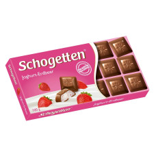 Chocolate Schogetten Yoghurt Strawberry 100г