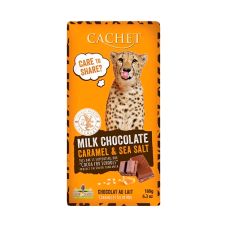CACHET 180г milk chocolate caramel & sea salt 22120