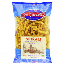 Макарони Del Castello Fusilli 500гр (спіраль)