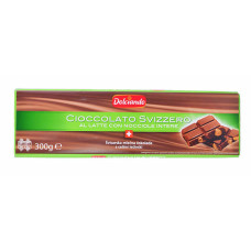 ШОКОЛАД Dolciando cioccolato Svizzero 300г молочний з ліс гор