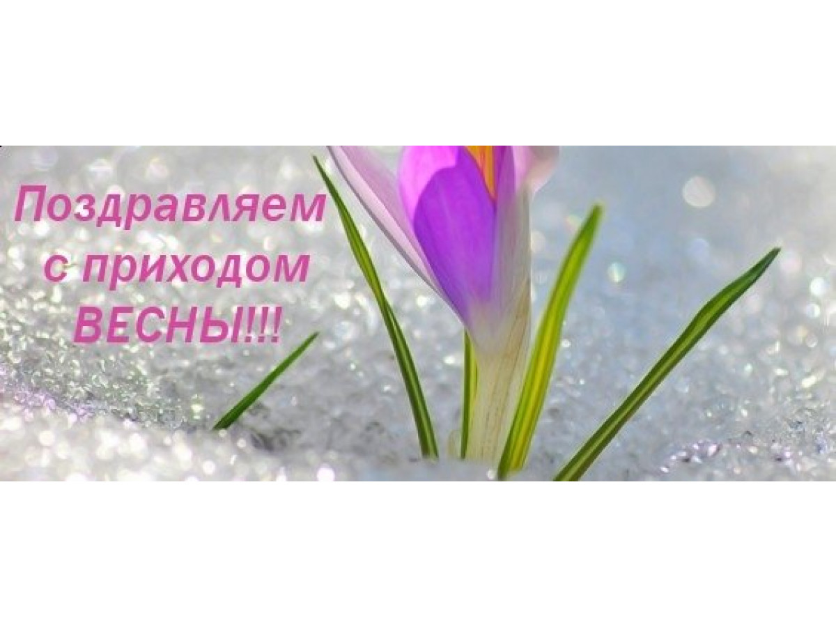 Зі святом початку весни !!!